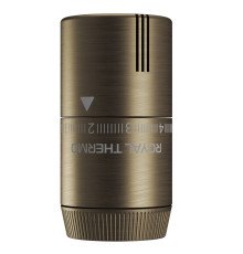 Термоголовка жидкостная Royal Thermo Design M30x1.5 бронза НС-1706257