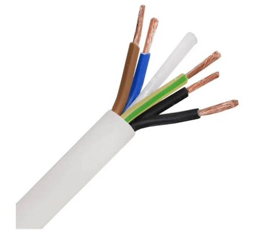 Провод ПВС Электрокабель НН 5х2.5 мм² ГОСТ (100 м) 1347686