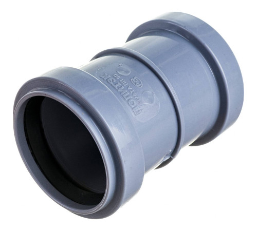 Муфта канализационная Политэк 50 мм двухраструбная 300520