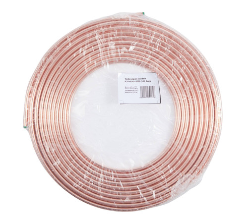 Труба медная отожженная Standard 6,35х0,76 мм (1/4 дюйма) бухта 15 м 1184729