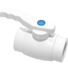 Кран шаровой TEBO PP-R 25 мм Стандарт белый 015063002