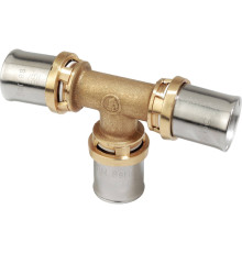 Тройник-пресс Giacomini Multipress 16 мм латунь RM150Y003