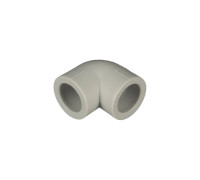 Угольник TEBO PP-R 90° 75 мм серый 1409641