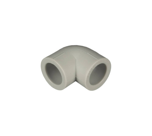 Угольник TEBO PP-R 90° 75 мм серый 1409641