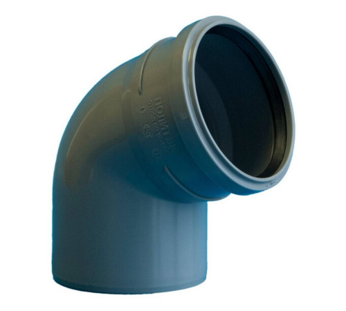 Отвод канализационный ПОЛИТЭК 50х67.5° внутренняя канализация 100000567