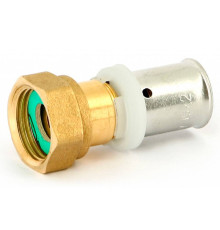 Муфта Uni-Fitt пресс 20 мм х 3/4 дюйма внутренняя резьба с накидной гайкой и плоской прокладкой 1513206