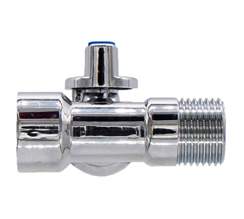 Кран шаровой для бытовых приборов CTM 1/2x3/4x1/2 г/ш/ш бабочка хром CA3H1234