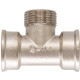 Тройник латунный никелированный CTM 1/2 ВР-НР-ВР НС-1229496