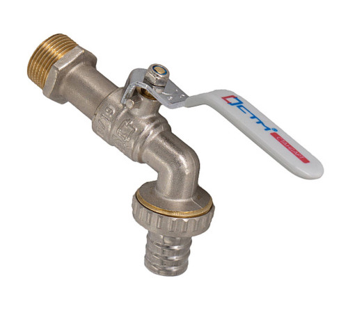 Кран шаровой CTM СТАНДАРТ 1/2 дюйма с накидной гайкой бабочка CWUNB012