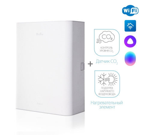 Приточный очиститель воздуха Ballu ONEAIR ASP-100WM НС-1630302