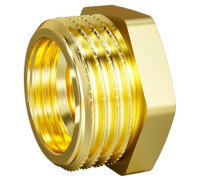 Футорка LD Pride DN15x10 (1/2x3/8) НР-ВР латунь никелированная 1558183