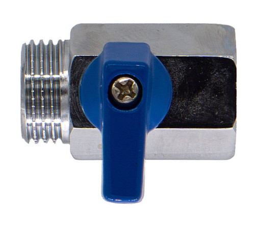 Кран шаровой мини CTM 1/2 ВН флажок хром CWMFM012