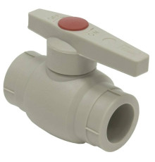 Кран шаровой TEBO PP-R 32 мм Стандарт серый 016063003