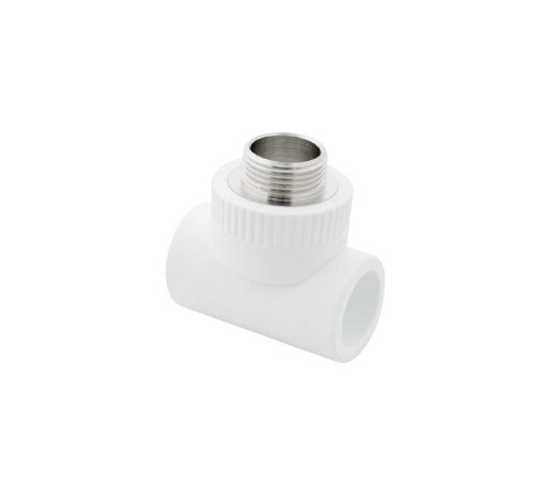 Тройник полипропиленовый РОСТерм PPR комбинированный 20х1/2х20 мм НР НС-1517234