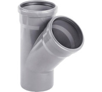 Тройник Хемкор Шумэкс НПВХ 110х50 мм 87° 1455397