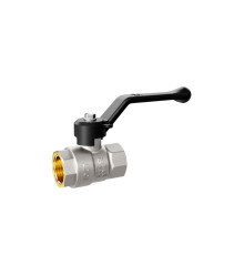 Кран шаровой латунный LD Pride 47.40.В-В.Р Ду 40 Ру 25 вн-вн рычаг с биркой 47.40.В-В.Р