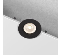 Светильник встраиваемый City GU10 черный IP44 25060/01