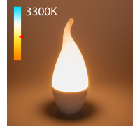 Светодиодная лампа quotСвеча на ветруquot CA37 6W 3300K E14 BLE1434