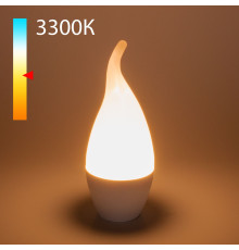 Светодиодная лампа quotСвеча на ветруquot CA37 6W 3300K E14 BLE1434