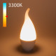 Светодиодная лампа quotСвеча на ветруquot CA37 6W 3300K E14 BLE1434