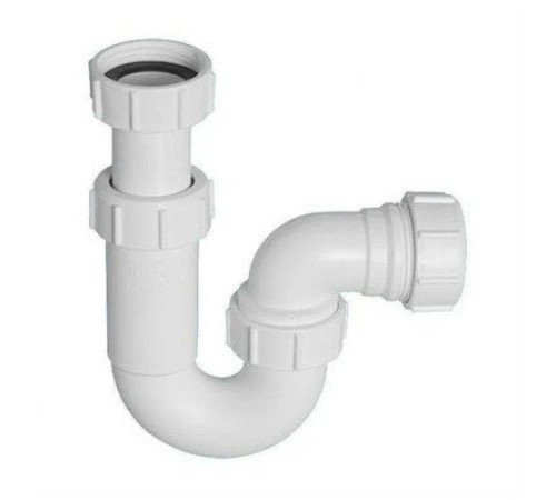 Сифон трубный McAlpine P-образный 1 1/4 х 32 мм компрессионный MRW6