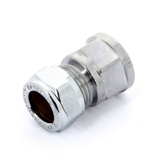 Муфта обжимная хромированная Tiemme 15x1/2 ВР 1130048