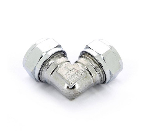 Угол обжимной Tiemme 15 мм хромированный 1130009