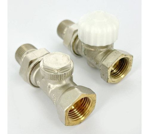 Комплект радиаторный прямой термостатический Duichi 1/2 НВ 192KIT22