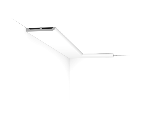 Карниз потолочный гибкий Orac Decor CASCADE SX184F