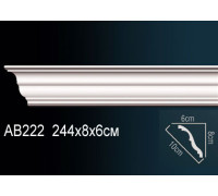 Карниз потолочный Perfect AB222 полиуретановый AB222