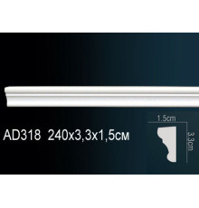 Молдинг Perfect AD318 полиуретановый 2000х40х18 мм AD318