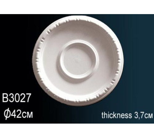 Розетка потолочная Perfect полиуретановая гладкая 330 мм B3027