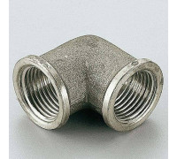 Угольник латунный никелированный Tiemme 1 1/4х1 ВР-ВР 1500464