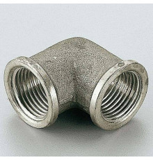 Угольник латунный никелированный Tiemme 1 1/4х1 ВР-ВР 1500464