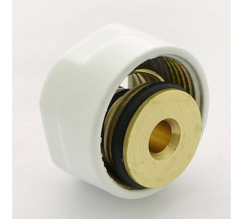 Соединитель для металлопластиковой трубы Carlo Poletti 16.2х2.6 мм белый A58513E