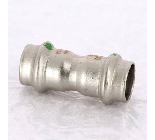 Муфта пресс Viega Sanpress Inox 18 мм нержавеющая сталь 436162