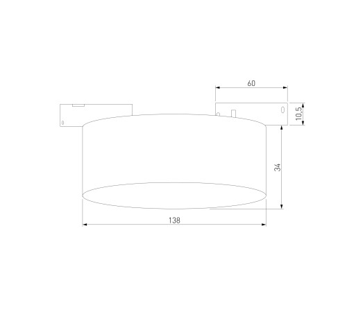 Трековый светильник 12W 3000K Mini Magnetic 85161/01