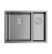 Кухонная мойка OMOIKIRI Taki 58-2-U/IF-L-IN 58,5x44 см нержавеющая сталь 4993768