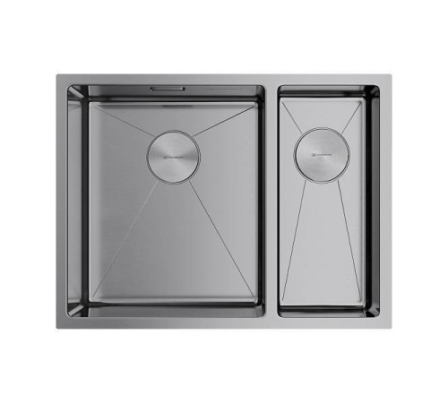 Кухонная мойка OMOIKIRI Taki 58-2-U/IF-L-IN 58,5x44 см нержавеющая сталь 4993768