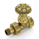 Вентиль радиаторный ручной Carlo Poletti Artistic 1/2 НВ прямой бронза V67710MA