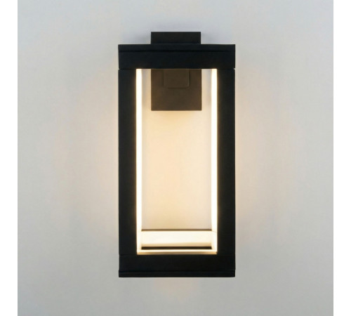 Уличный настенный светодиодный светильник Frame LED IP54 1527 TECHNO LED черный