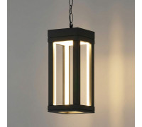 Уличный подвесной светодиодный светильник Frame LED IP54 1528 TECHNO LED черный