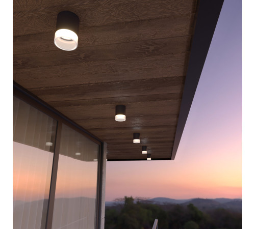Уличный потолочный светильник Light LED 2107 IP54 35140/H черный