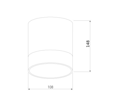 Уличный потолочный светильник Light LED 2107 IP54 35140/H черный