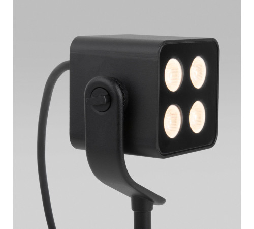 Уличный светодиодный поворотный светильник VISOR чёрный 35142/S