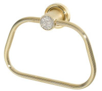 Полотенцедержатель кольцо Boheme Royal Cristal золото 10925-G