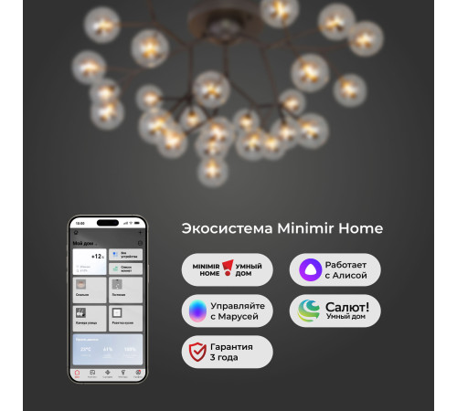 Умный потолочный светильник 544 Smart