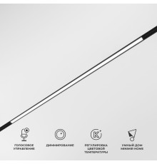 Умный трековый светильник 20W 2700-6500K Dim L02 Slim Magnetic 85077/01