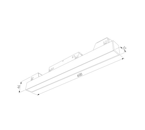 Умный трековый светильник 20W 2700-6500K Dim L02 Slim Magnetic 85077/01