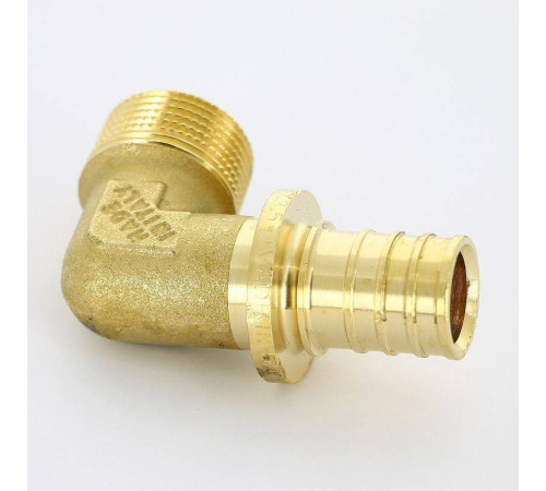 Угол аксиальный Uni-Fitt 25x3/4 НР латунь 745G8300